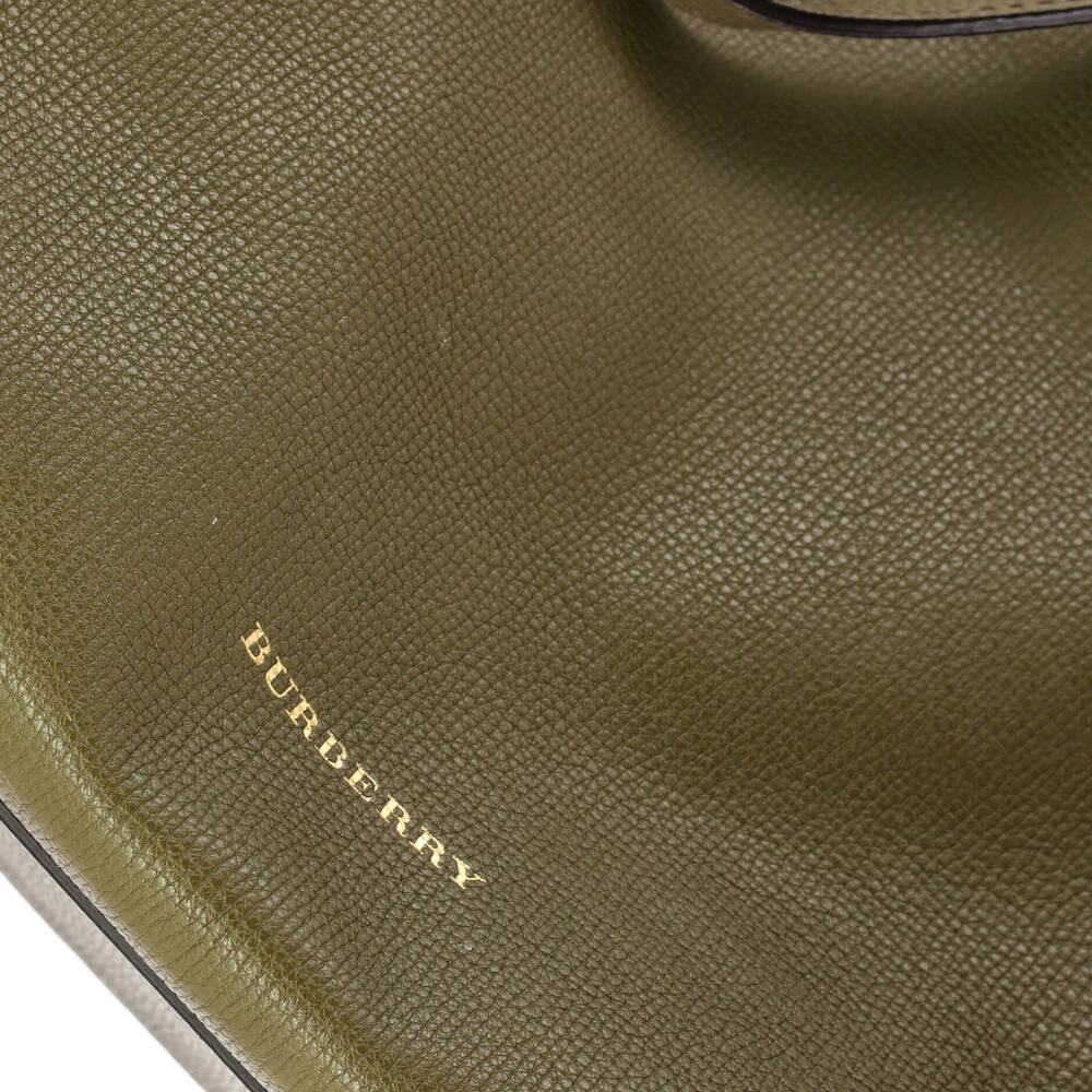 Burberry Canterbury Tote Leather And #249356B85B - Picture 6 of 8